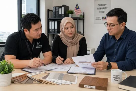 Partnership meeting furniture sourcing team