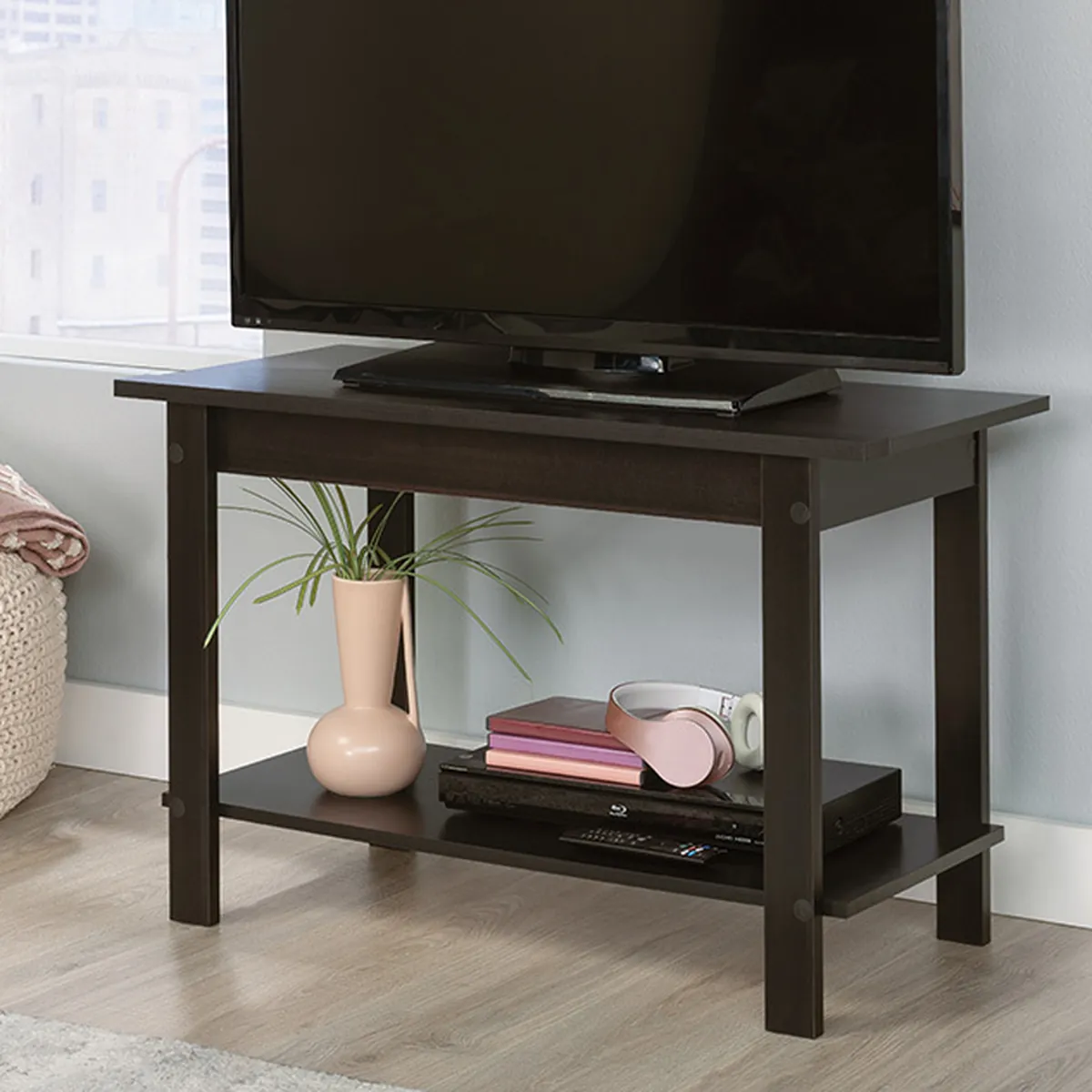 TV Stand in dark brown, item 413022-01