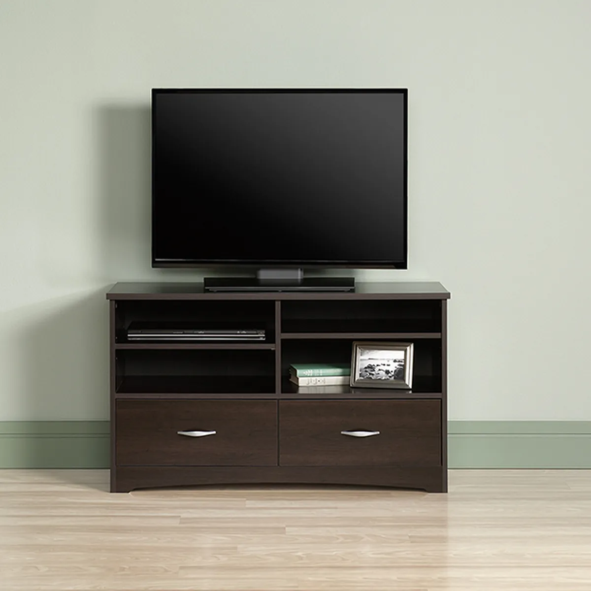 TV Stand in dark brown, item 413045-03