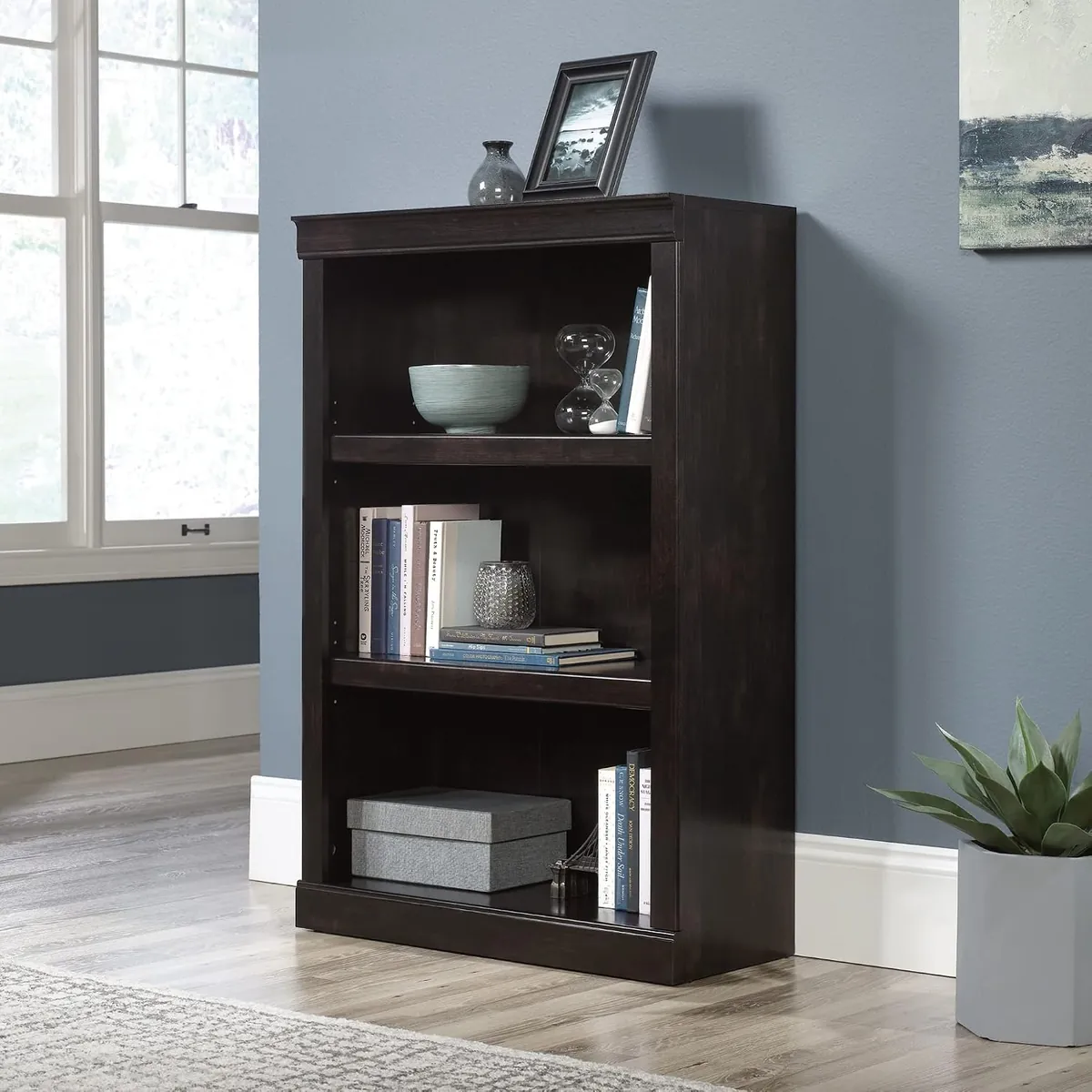 3-Shelf Bookcase in black, item 425809