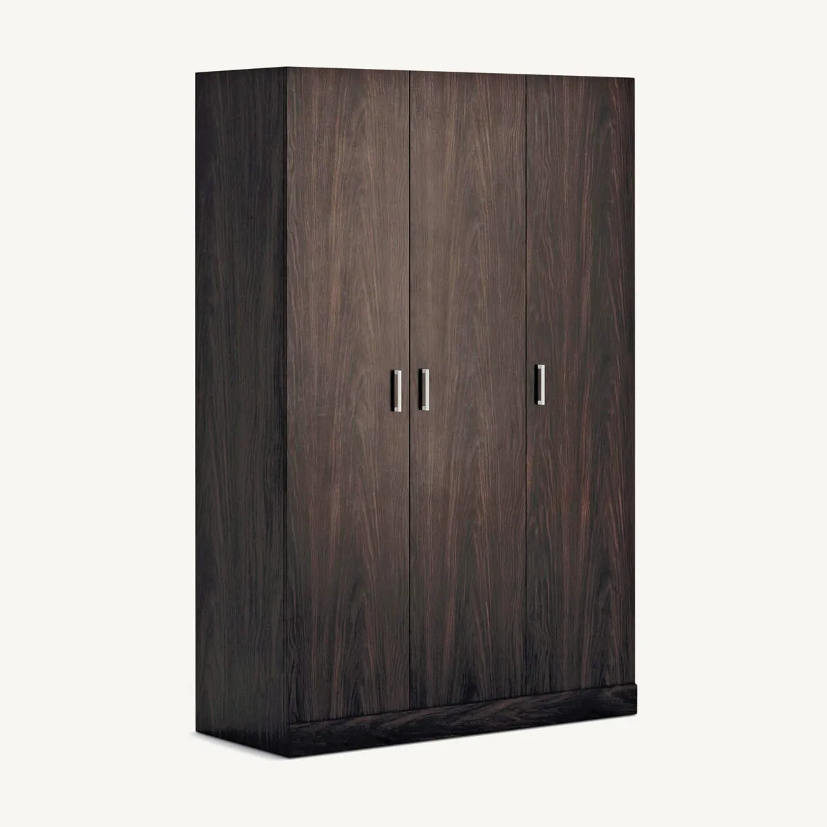 3-Door Wardrobe in dark brown, item 426930-02