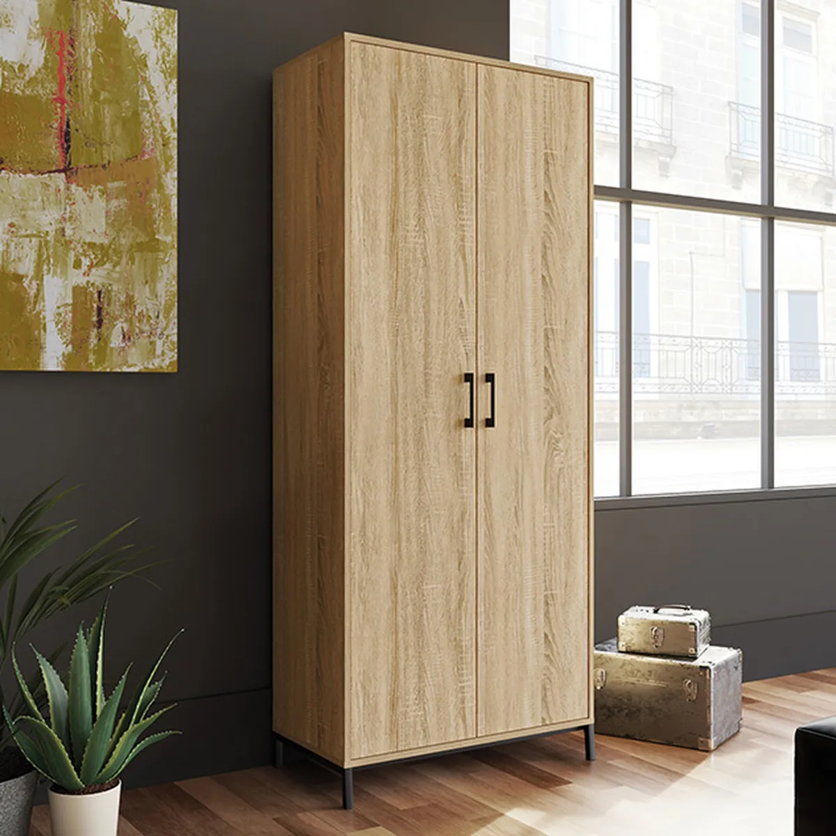 Storage Cabinet in natural / light wood, item 427281