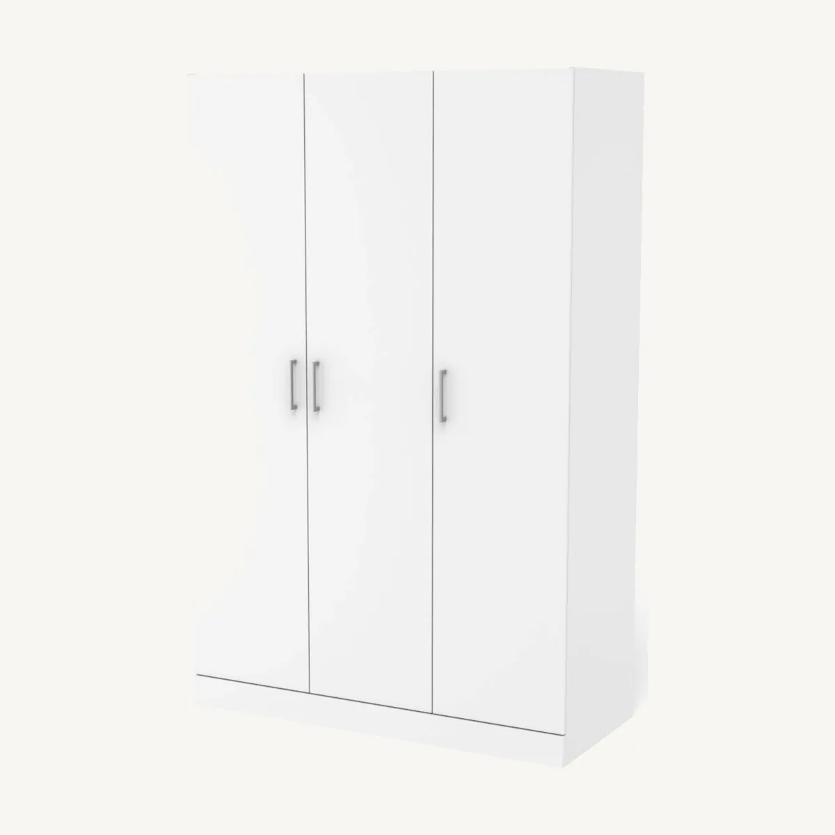 3-Door Wardrobe in white, item 433993-02