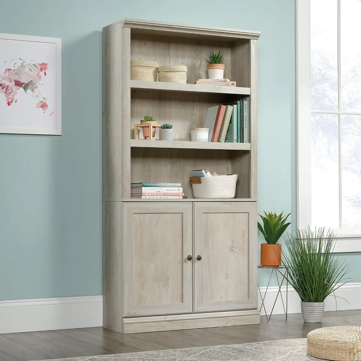 Bookcase with Doors in white, item 438347