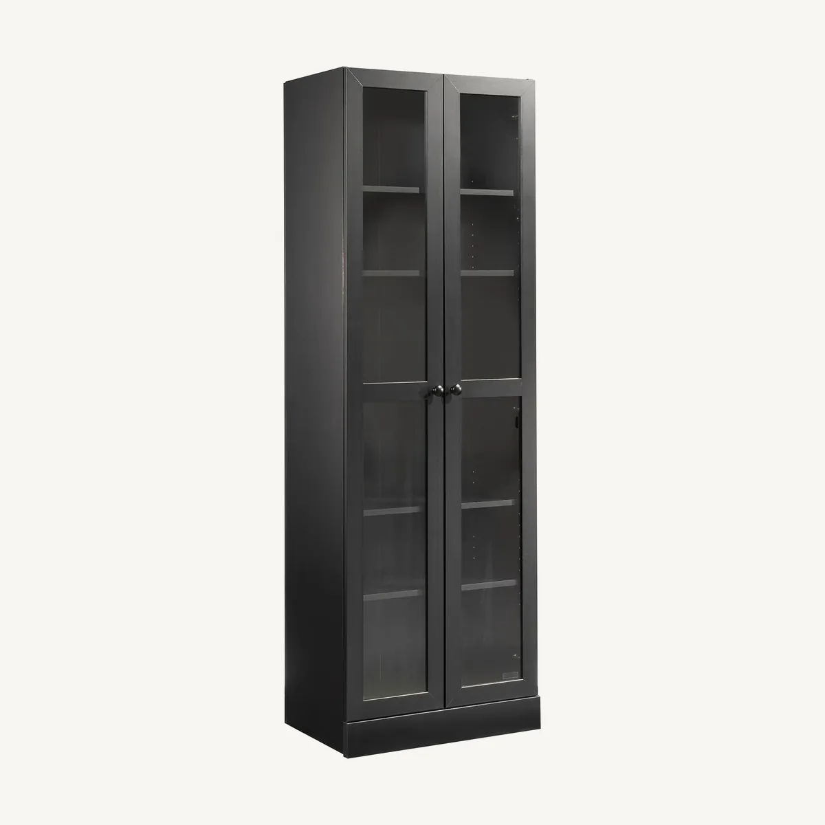 Glass Storage Bookcase in black, item 444348